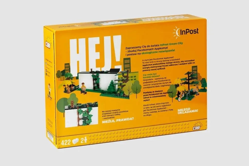 Cobi 1374 InPost Paczkomat Appkomat Green City