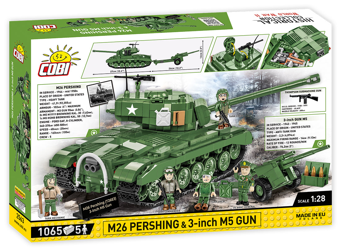 Cobi 2563 M26 Pershing & 3-inch M5 Gun