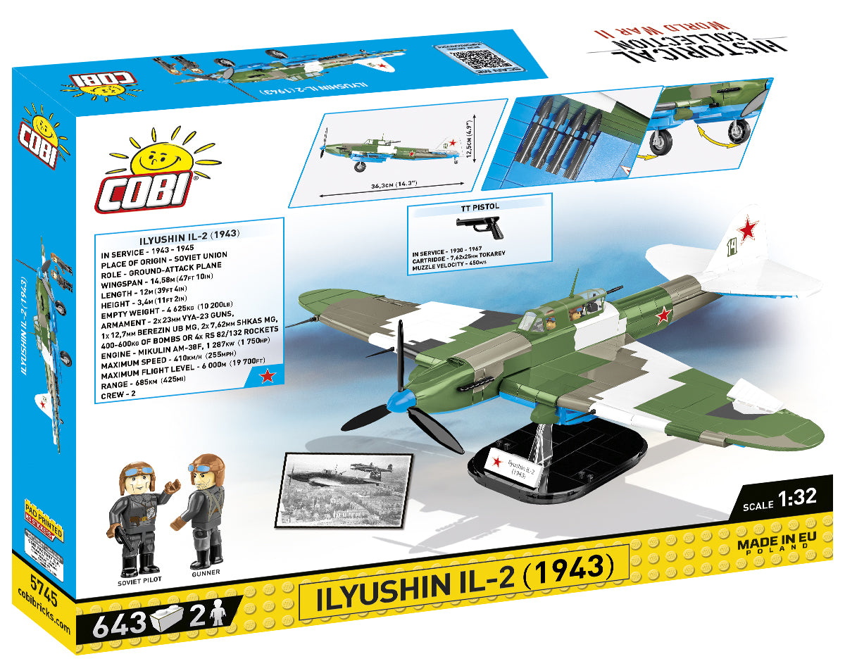 Cobi 5745 Ilyushin IL-2M "Sturmovik"